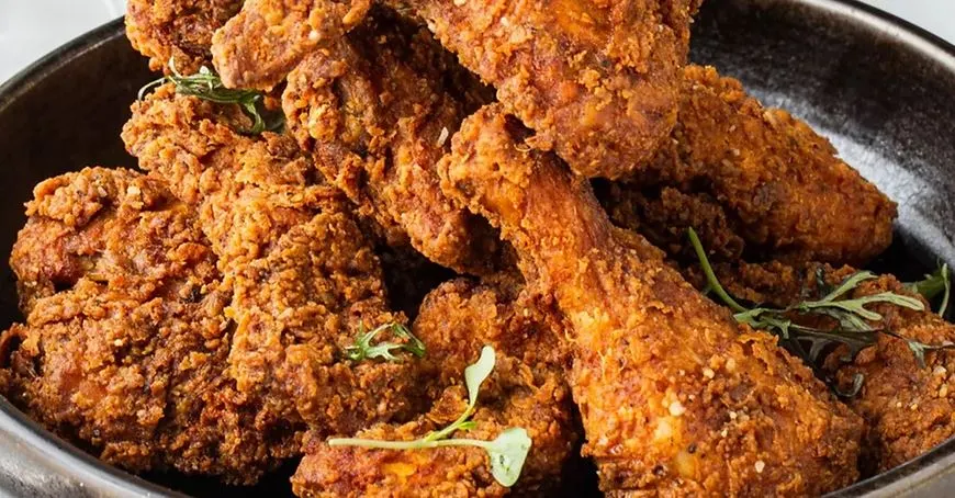Roots Southern Table signature dishes  Cast-Iron Skillet Cornbread, Tiffany's Signature Duck Fat Fried Chicken, Black-Eyed Pea Hummus, Gumbo, seasonal entrees.